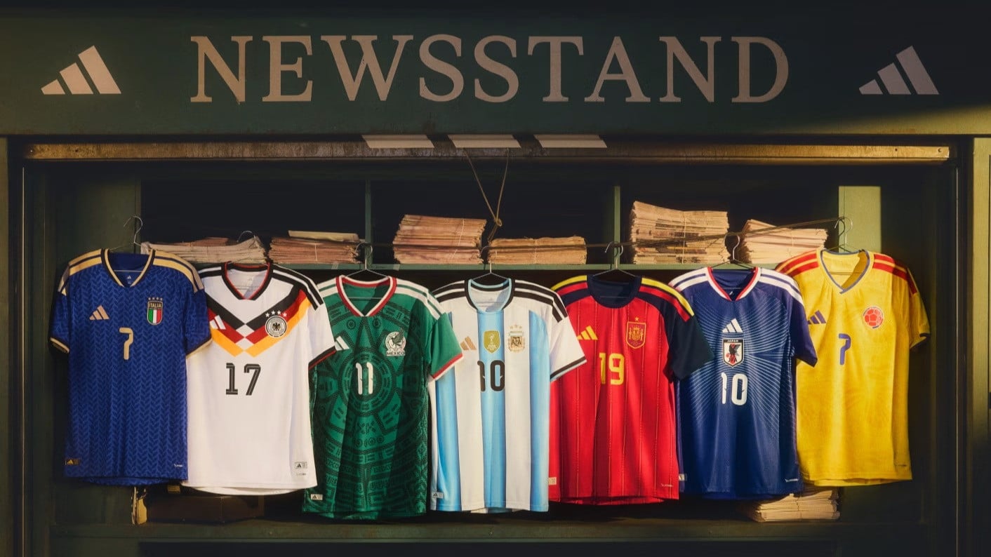 Jersei beberapa tim di Piala Dunia 2026