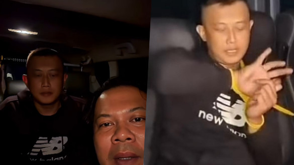 Taufik Hidayat saat ditangkap kepolisian