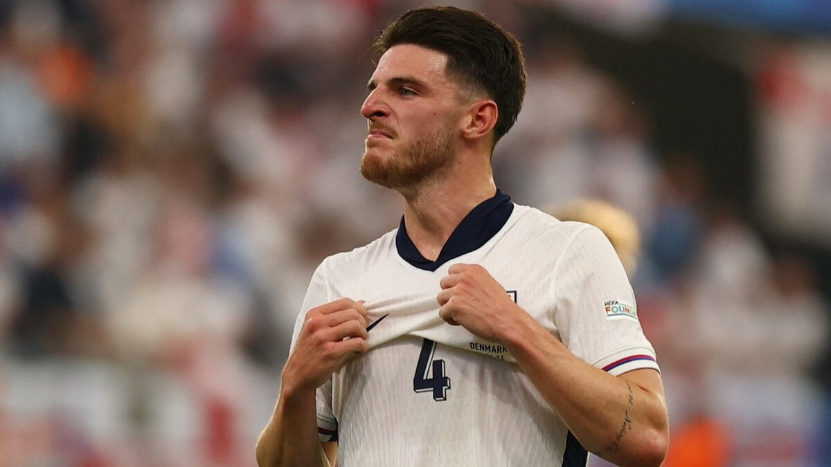 Declan Rice di Timnas Inggris