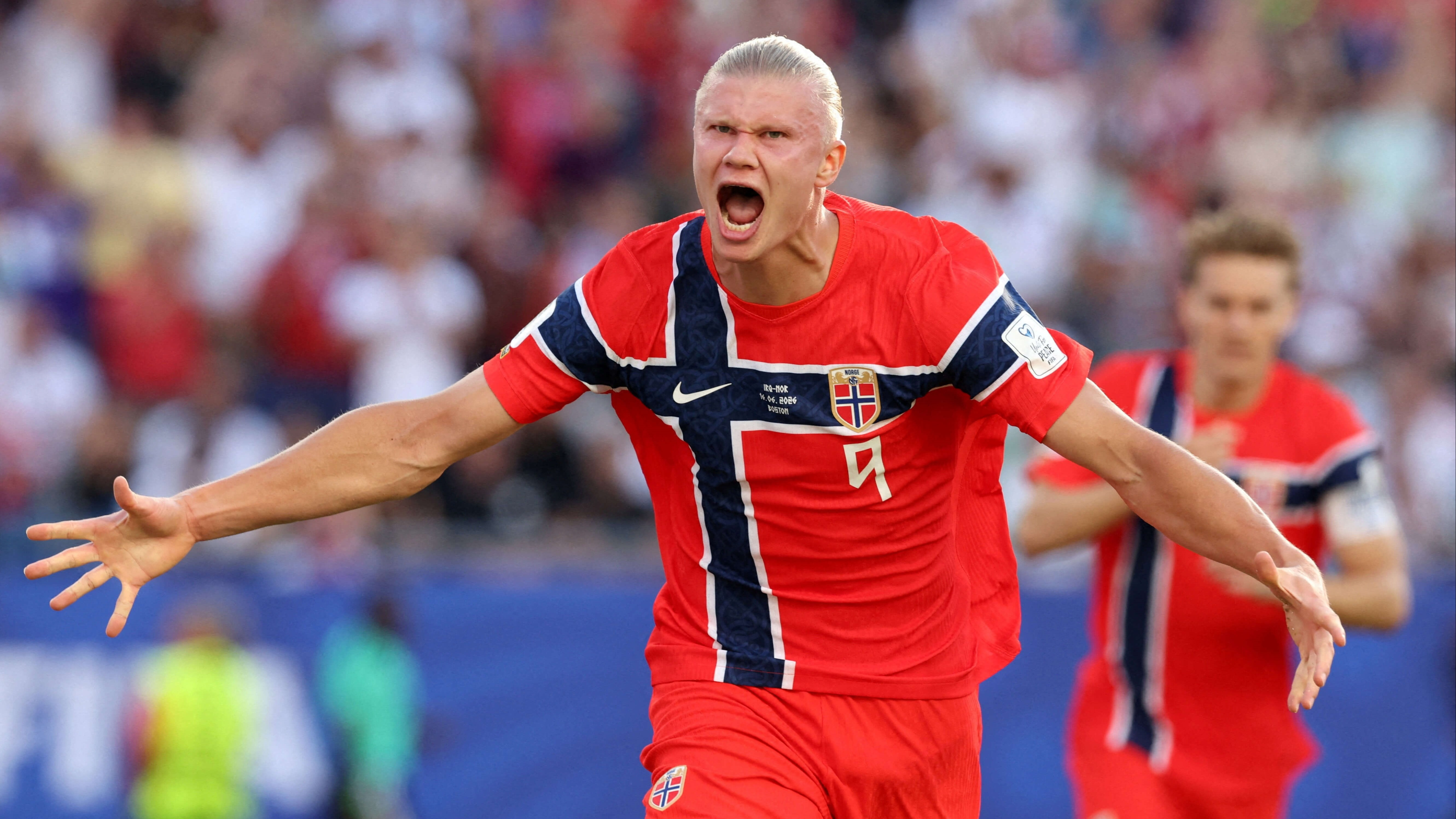 Erlind Haaland di laga Norwegia vs Irak Piala Dunia 2026