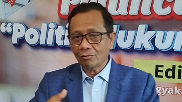 Mantan Menteri Koordinator Bidang Politik, Hukum dan Keamanan (Menko Polhukam), Mahfud MD.
