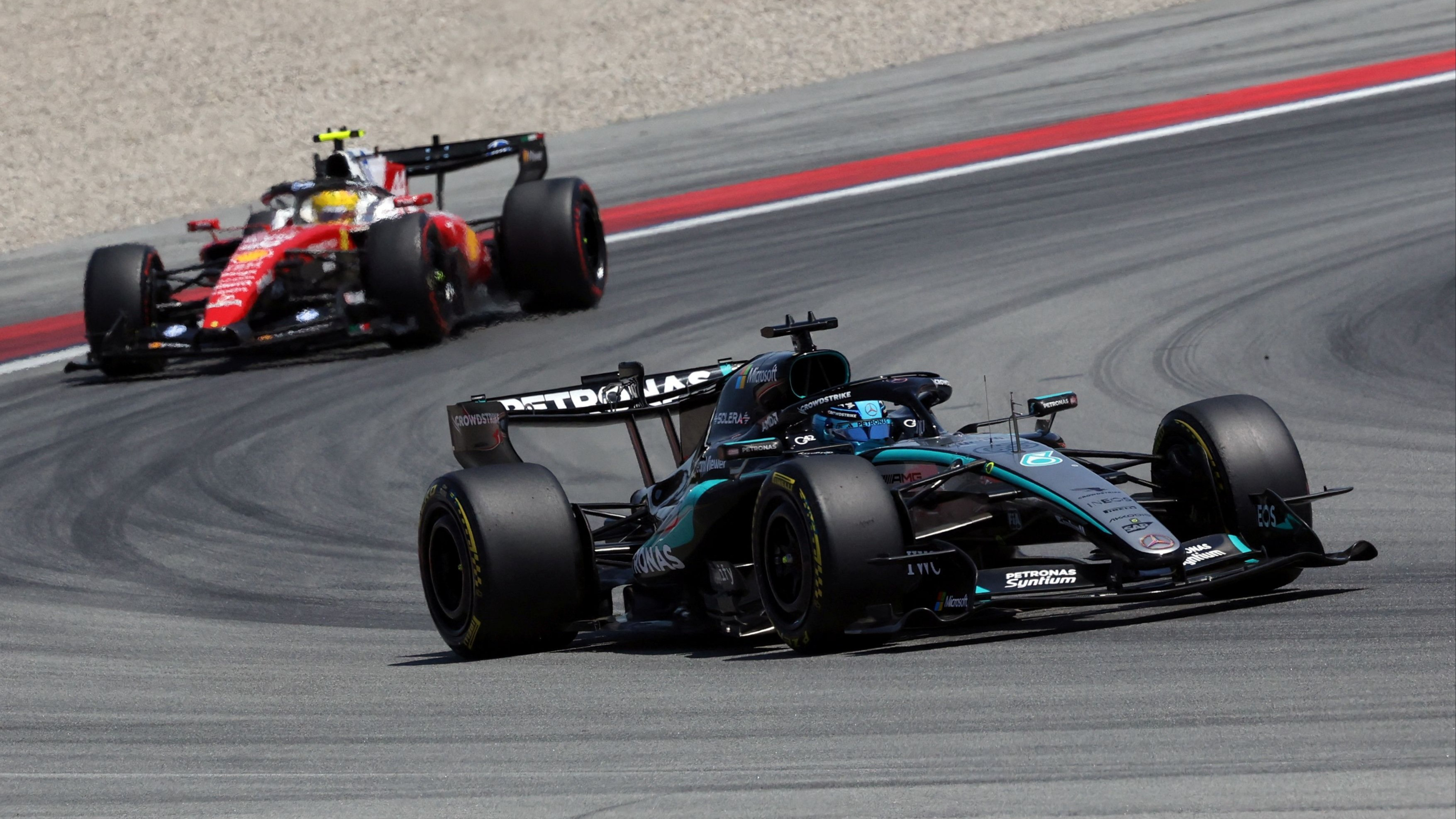 Duel Ferrari vs Mercedes di F1 GP Catalunya 2026