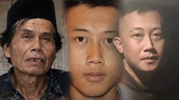 Kolase foto ayah kandung Taufik Hidayat Tata - foto masa kecil Taufik Hidayat - foto Taufik Hidayat saat ditangkap
