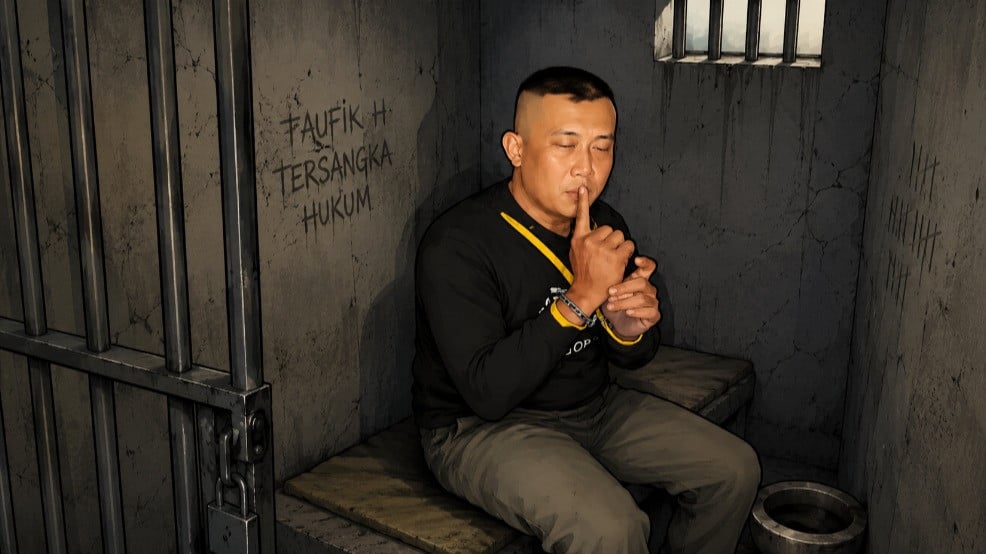 Ilustrasi AI - Taufik Hidayat (30), tersangka kasus penyekapan dan penganiayaan terhadap wanita berinisial YTR (29) di Bandung selama 3 tahun