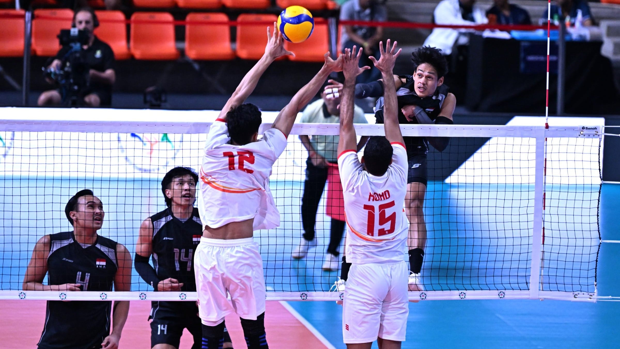 Timnas Voli Indonesia vs Oman