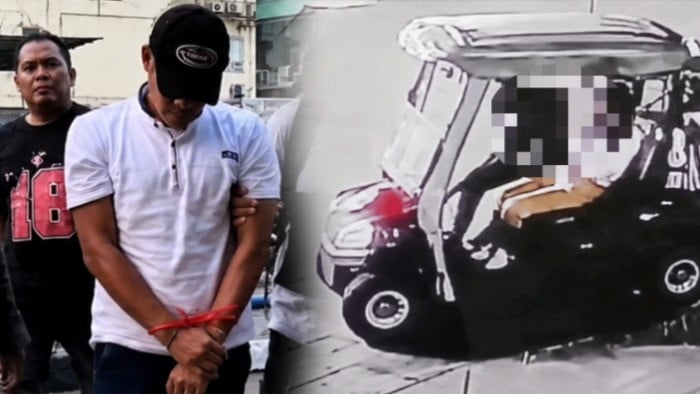 Pria berinisial FP, pelaku penganiayaan terhadap caddy golf di Tangerang ditangkap polisi di wilayah Bandar Lampung