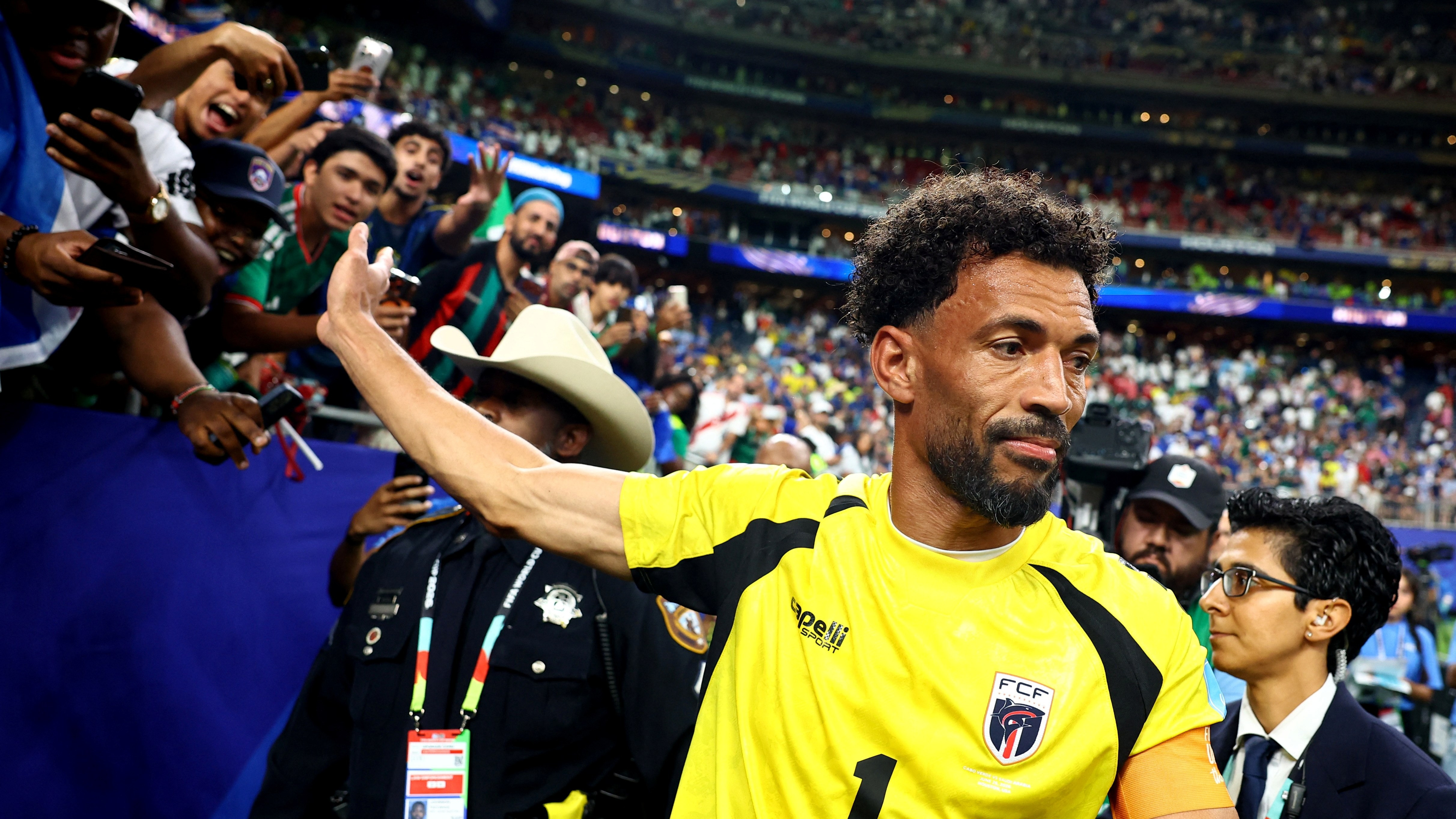 Vozinha usai laga Tanjung Verde vs Arab Saudi di Piala Dunia 2026