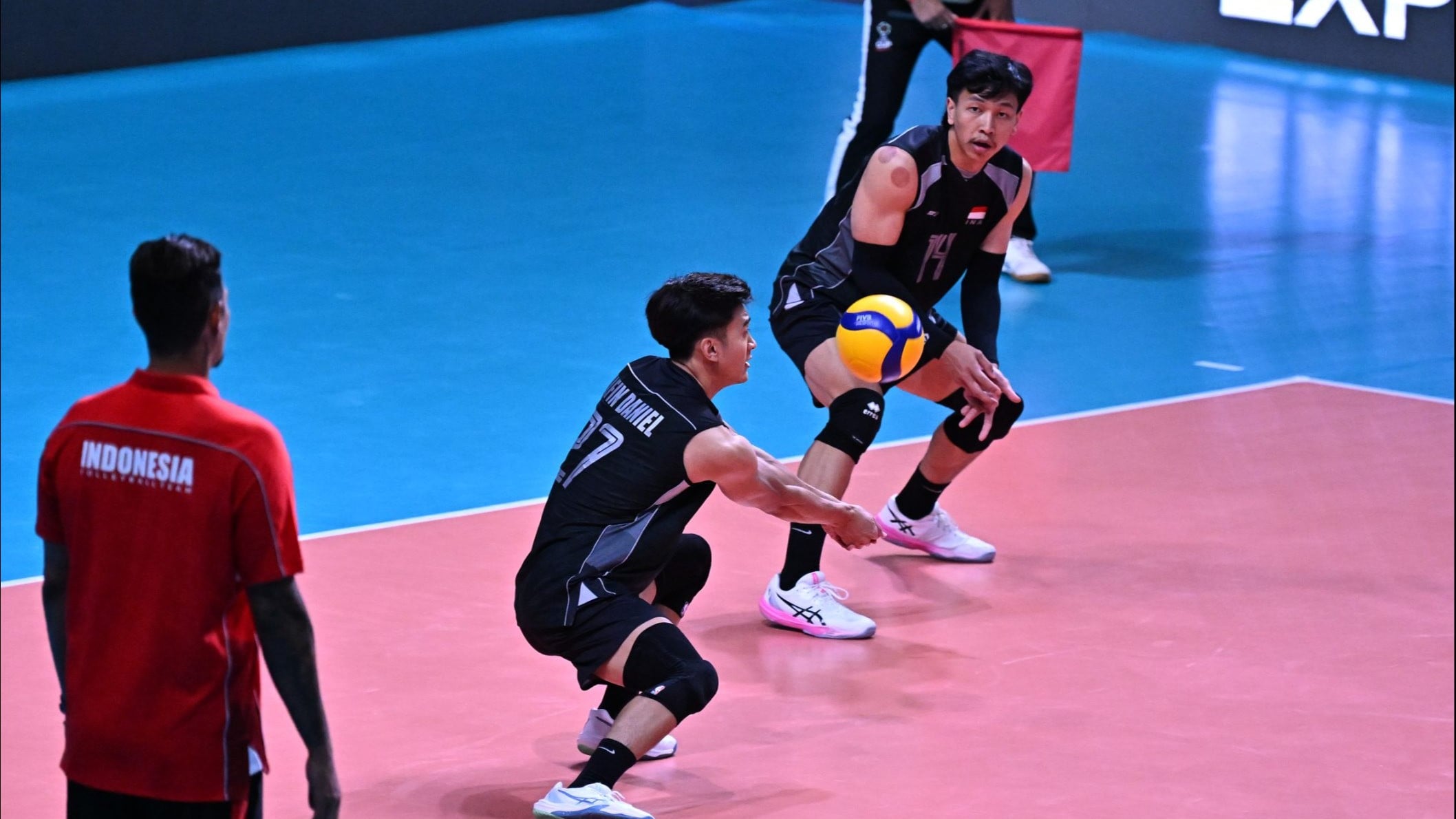 Dua Pemain Timnas Voli Indonesia, Alfin Daniel dan Farhan Halim di AVC Men s Cup 2026