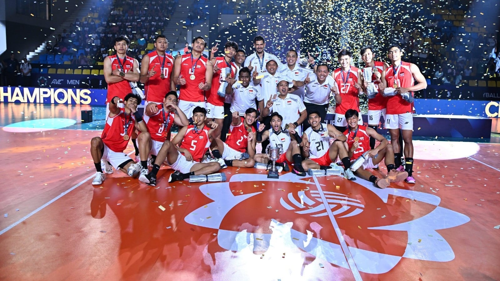 FIVB Sampaikan Ucapan Selamat pada Timnas Voli Indonesia