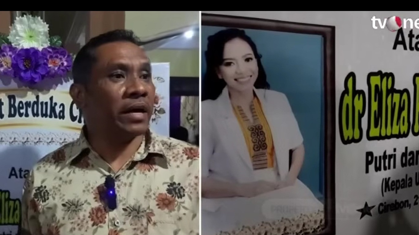 Paman dr. Icha Fabianus Banase saat diwawancarai tvOne
