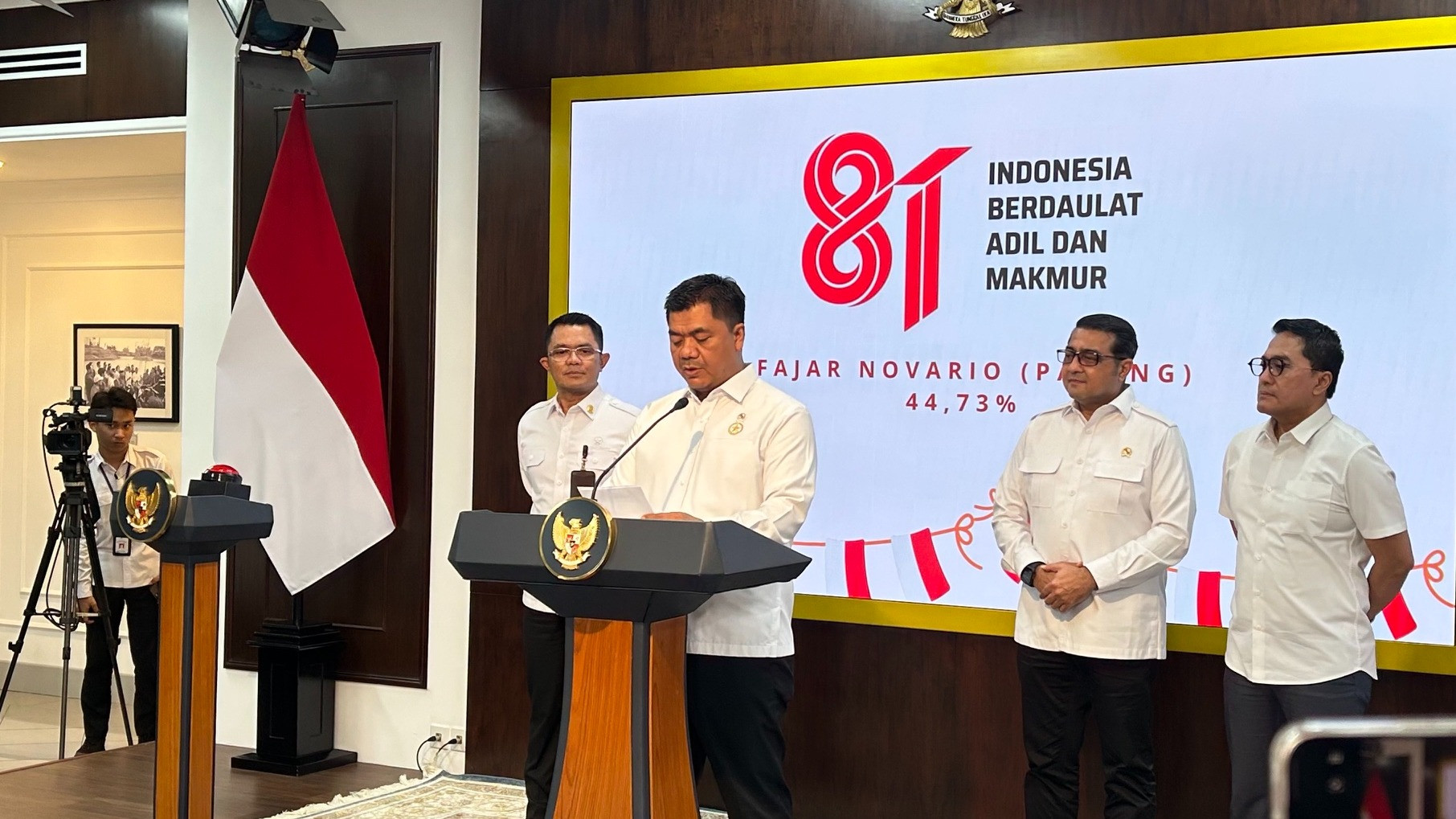 Logo HUT ke-81 RI Resmi Diluncurkan, Karya Desainer Padang Raih Suara Terbanyak