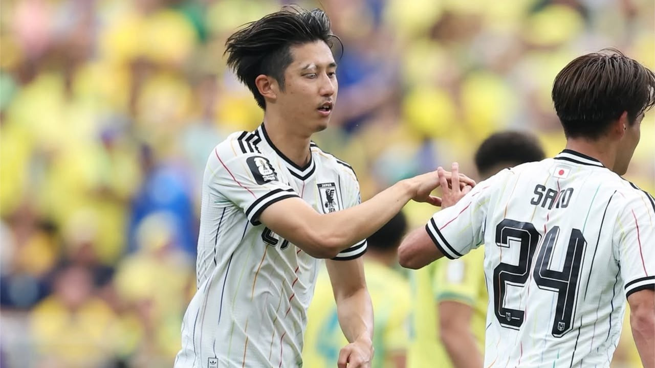 Bek Timnas Jepang, Hiroki Ito, saat Samurai Biru disingkirkan Brasil di Piala Dunia 2026