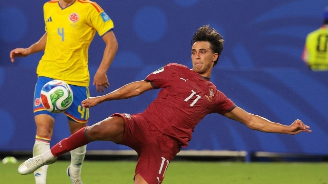 Joao Felix dalam laga Kolombia vs Portugal di Piala Dunia 2026