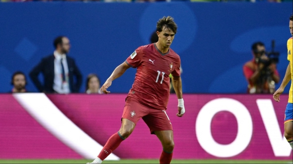 Joao Felix dalam laga Kolombia vs Portugal di Piala Dunia 2026