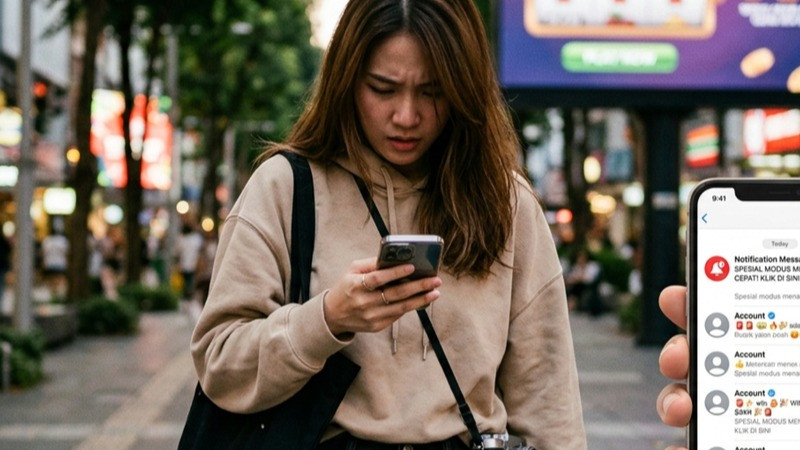 Ilustrasi Waspada! Influencer Daerah Jadi Target Baru, Komdigi Bongkar Modus Terbaru Spam Judi Online di Media Sosial