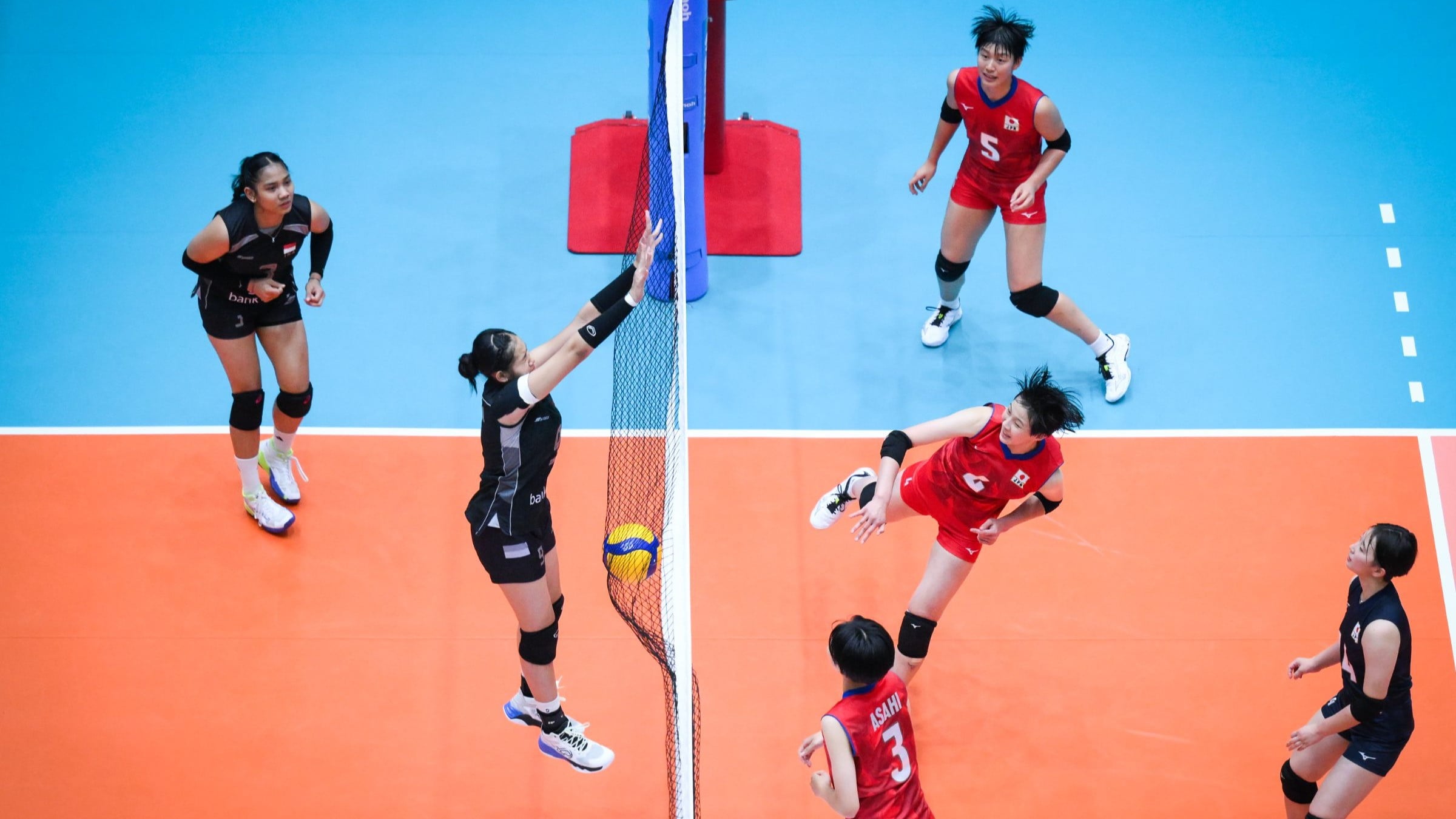 Timnas Voli Putri Indonesia U-18 vs Jepang di AVC Girl s U-18 Championship 2026