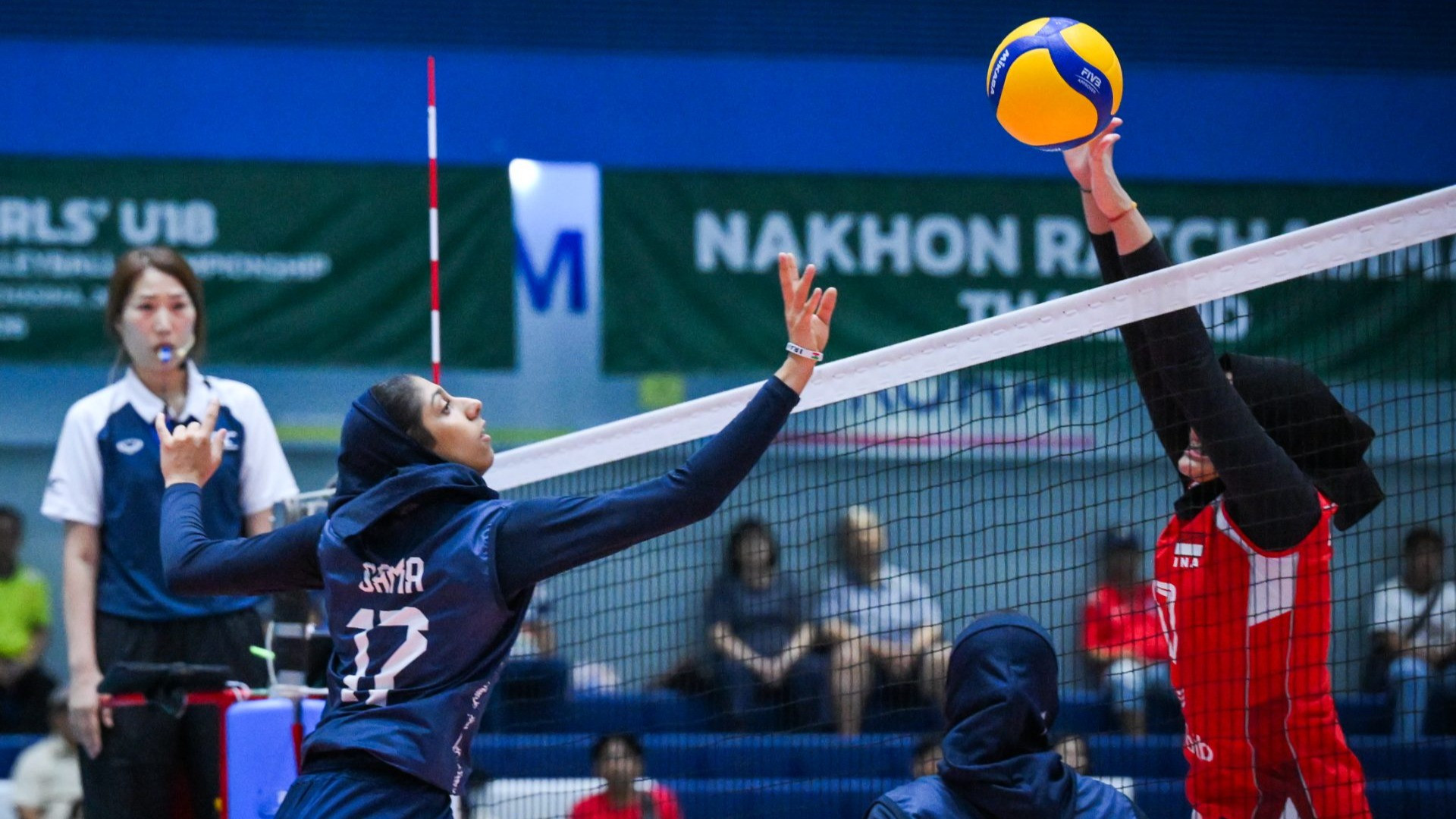 Timnas Voli Putri Indonesia U-18 vs Iran di AVC Girl s U-18 Championship 2026