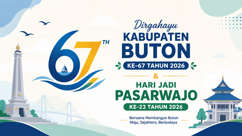 HUT Kabupaten Buton ke-67 dan Hari Jadi Pasarwajo ke-23