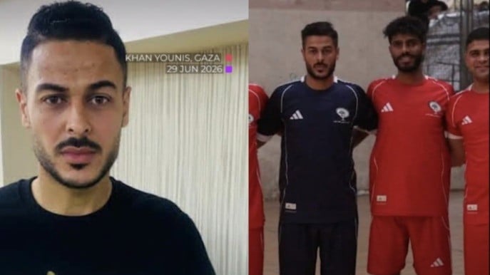 Sosok kiper Timnas Palestina Saleem Al-Ashqar yang meninggal dunia ditembak oleh Zionis Israel di Gaza