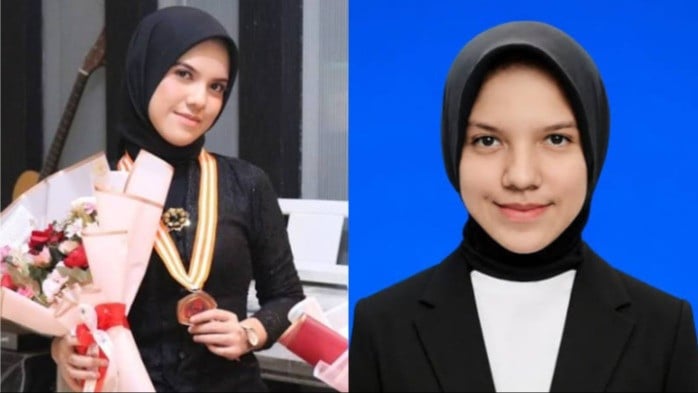 Nadira Az-Zahra (21) mahasiswa Telkom University Bandung yang sempat dikabarkan hilang