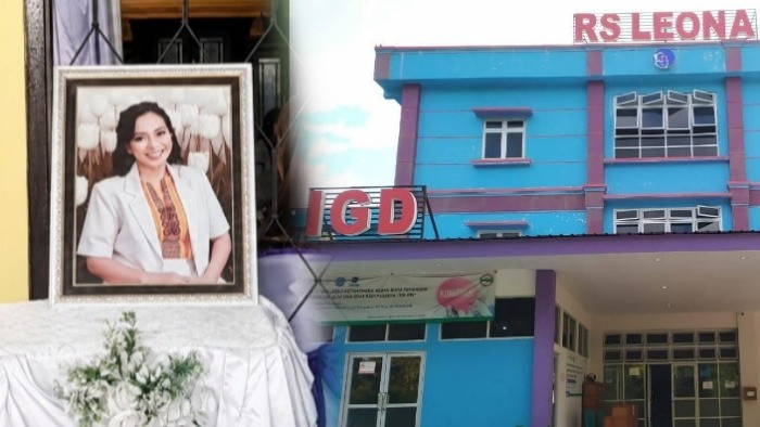 Bingkai dr Eliza Princila Utami Pakaenoni atau Dokter Icha & Gedung RS Leona Kefamenanu, TTU, NTT