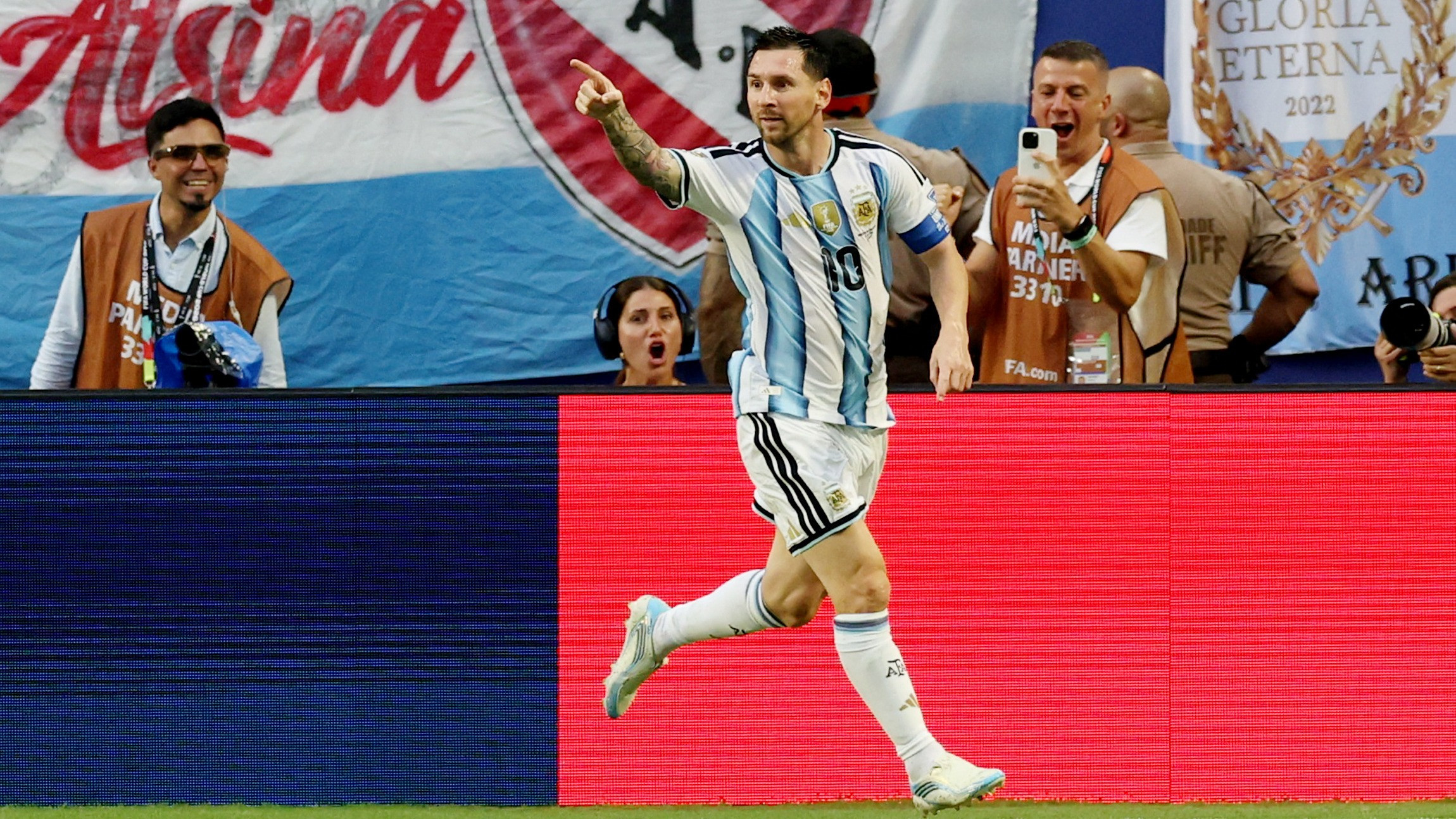 Lionel Messi saat Cetak Gol Buat Argentina di Piala Dunia 2026