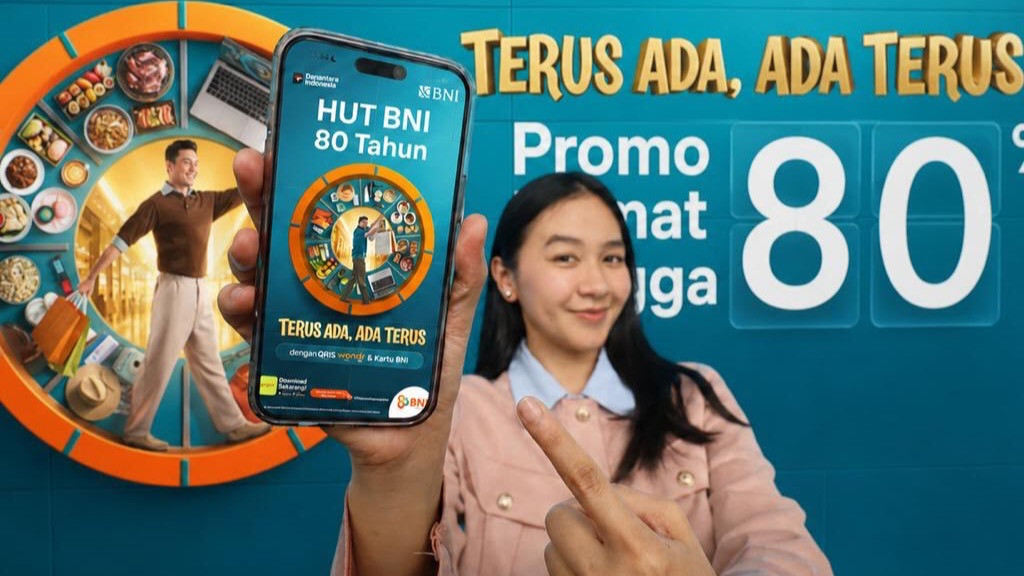 BNI Hadirkan Ragam Promo Spesial Rayakan 80 Tahun Pengabdian untuk Negeri.
