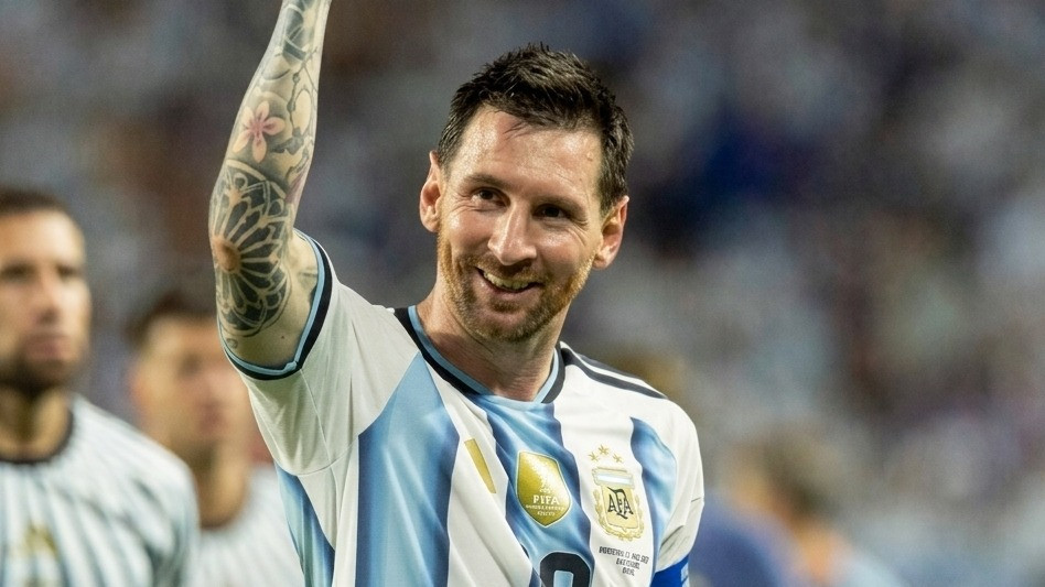Lionel Messi dalam laga Argentina vs Cape Verde di Piala Dunia 2026