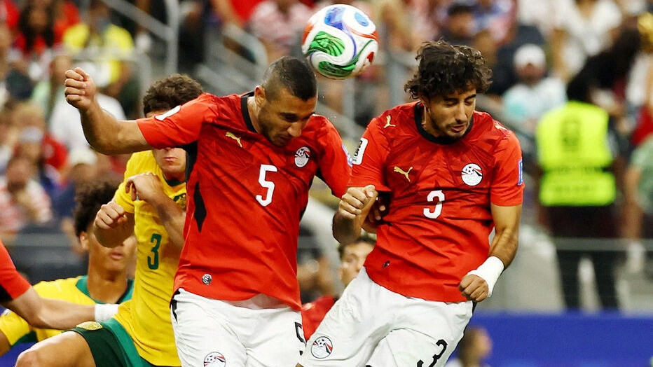 Gol Bunuh Diri Bek Kanan TImnas Mesir, Mohamed Hany (3) saat Hadapi Australia di Piala Dunia 2026
