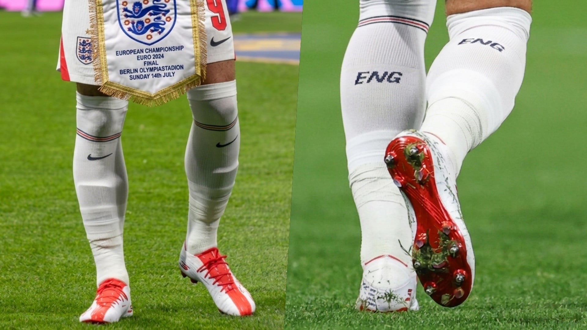 Sepatu Skechers SKX 2 Harry Kane World Cup Record Boots yang dipakai Harry Kane dalam laga Inggris vs Kongo di babak 32 besar Piala Dunia 2026.