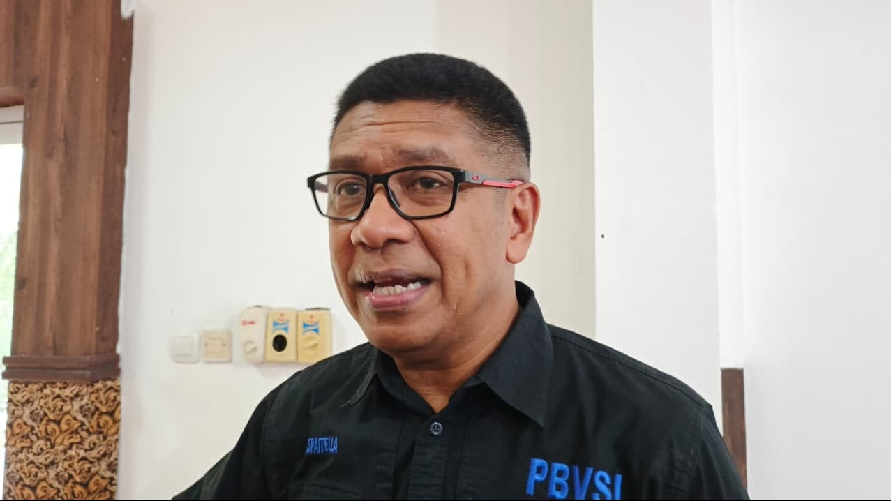 Loudry Maspaitella selaku Wakil Ketua Bidang Pembinaan Prestasi PBVSI.