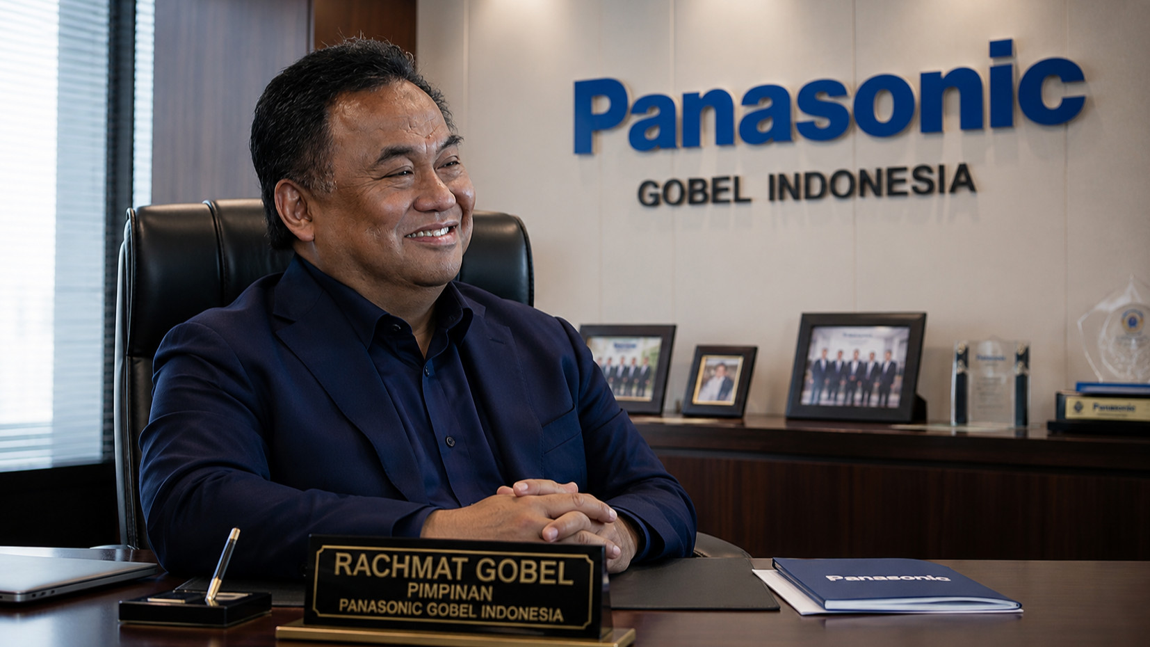 Ilustrasi AI - Rachmat Gobel, pimpinan Panasonic Gobel Indonesia dari Gobel Group sekaligus anggota DPR RI yang meninggal dunia