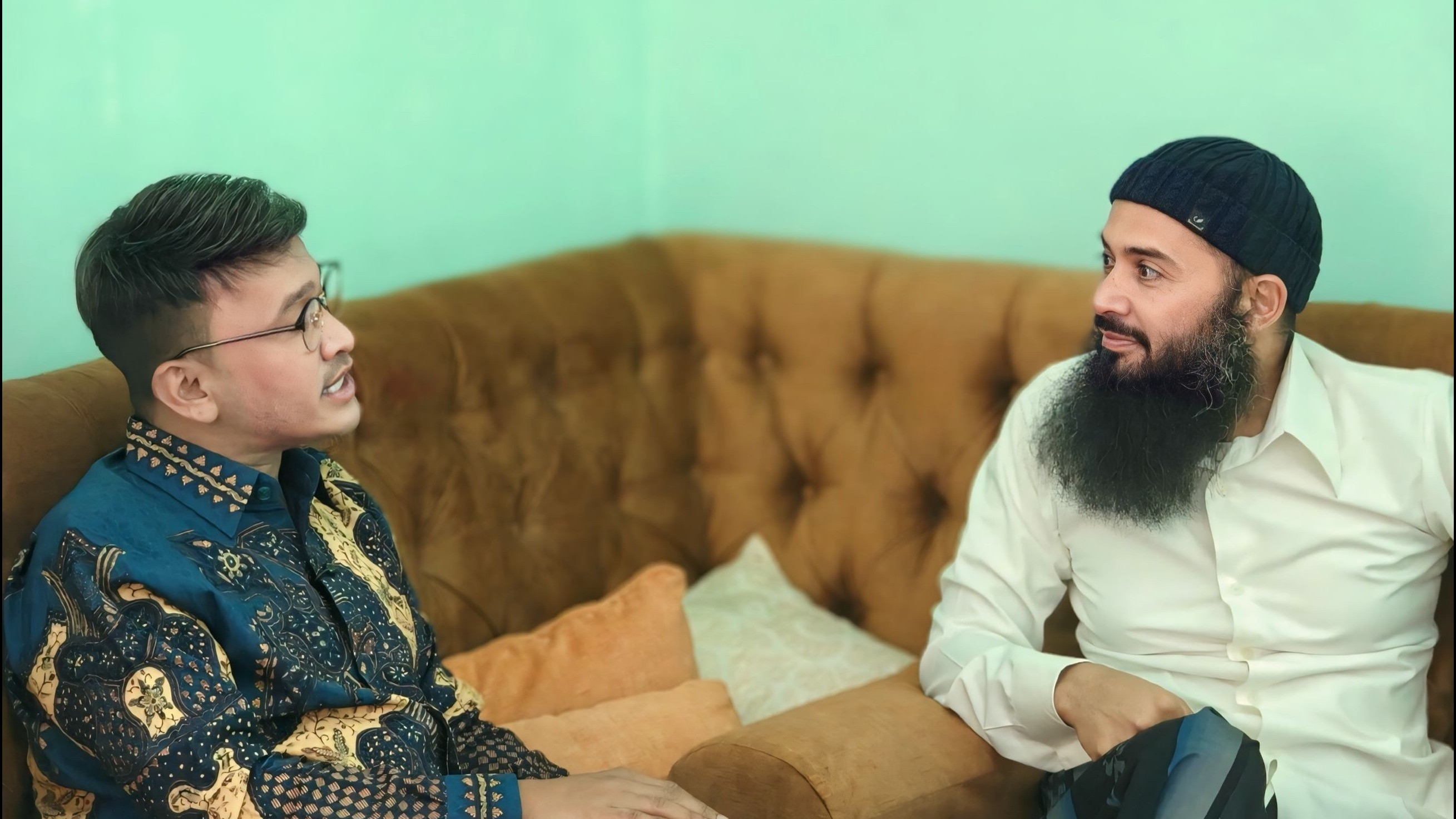 Ruben Onsu dan Ustaz Syafiq Riza Basalamah