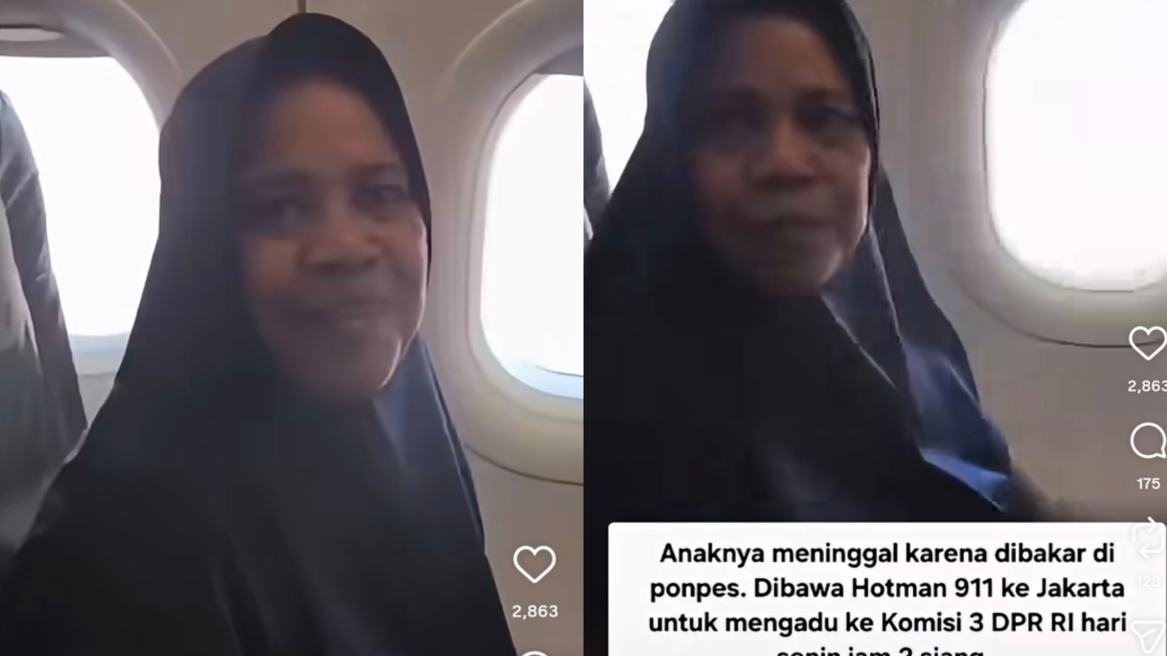 Senyum Orang Tua Korban Kasus Dugaan Pembakaran Santri
