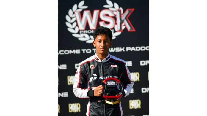 Bersama Pertamina, Qarrar Firhand Torehkan Sejarah di WSK Euro Series