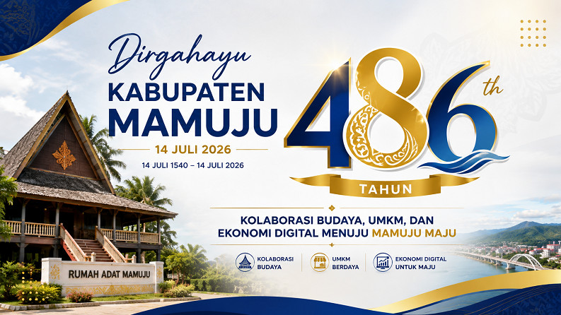 Ilustrasi HUT Kabupaten Mamuju ke-486