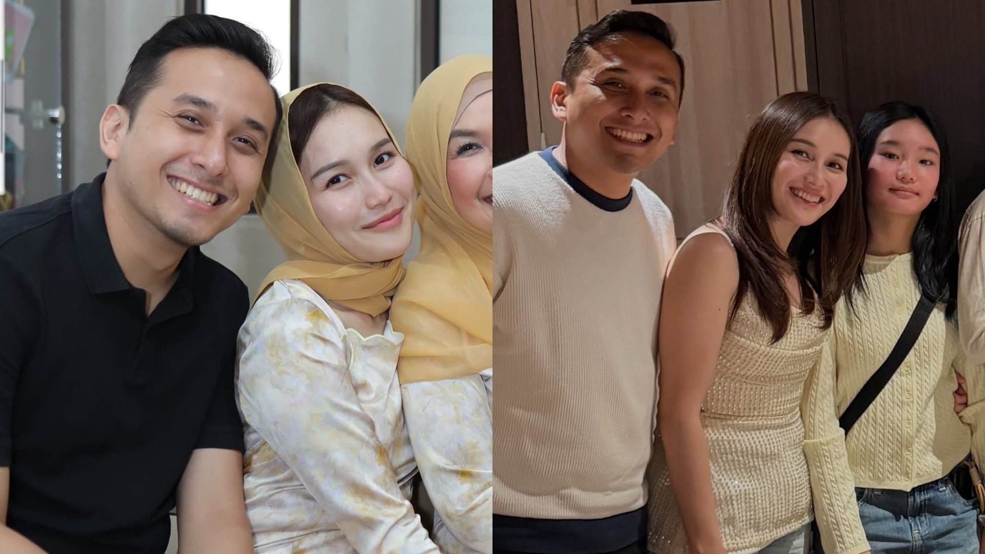 Potret Ayu Ting Ting bersama Kevin Gusnadi dan Bilqis