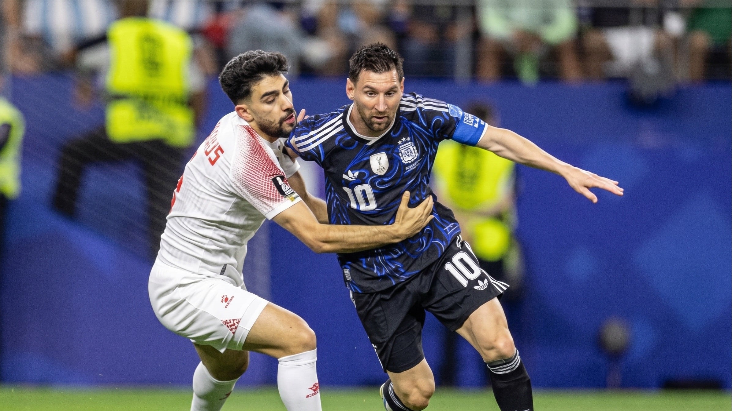 Lionel Messi dalam laga Yordania vs Argentina di Piala Dunia 2026
