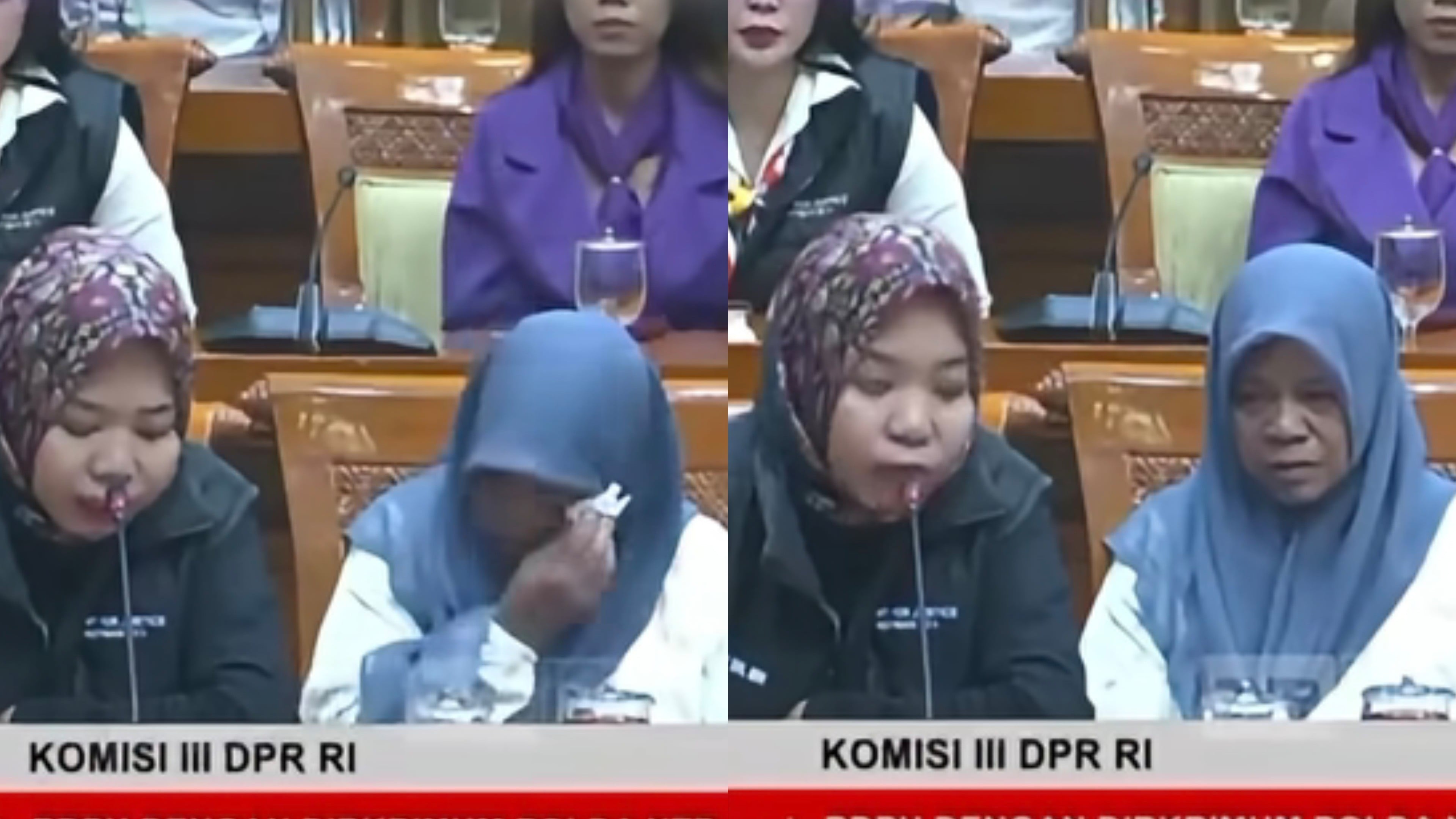 Menetes Air Mata Ibu Korban Kasus Dugaan Pembakaran Santri di Lombok
