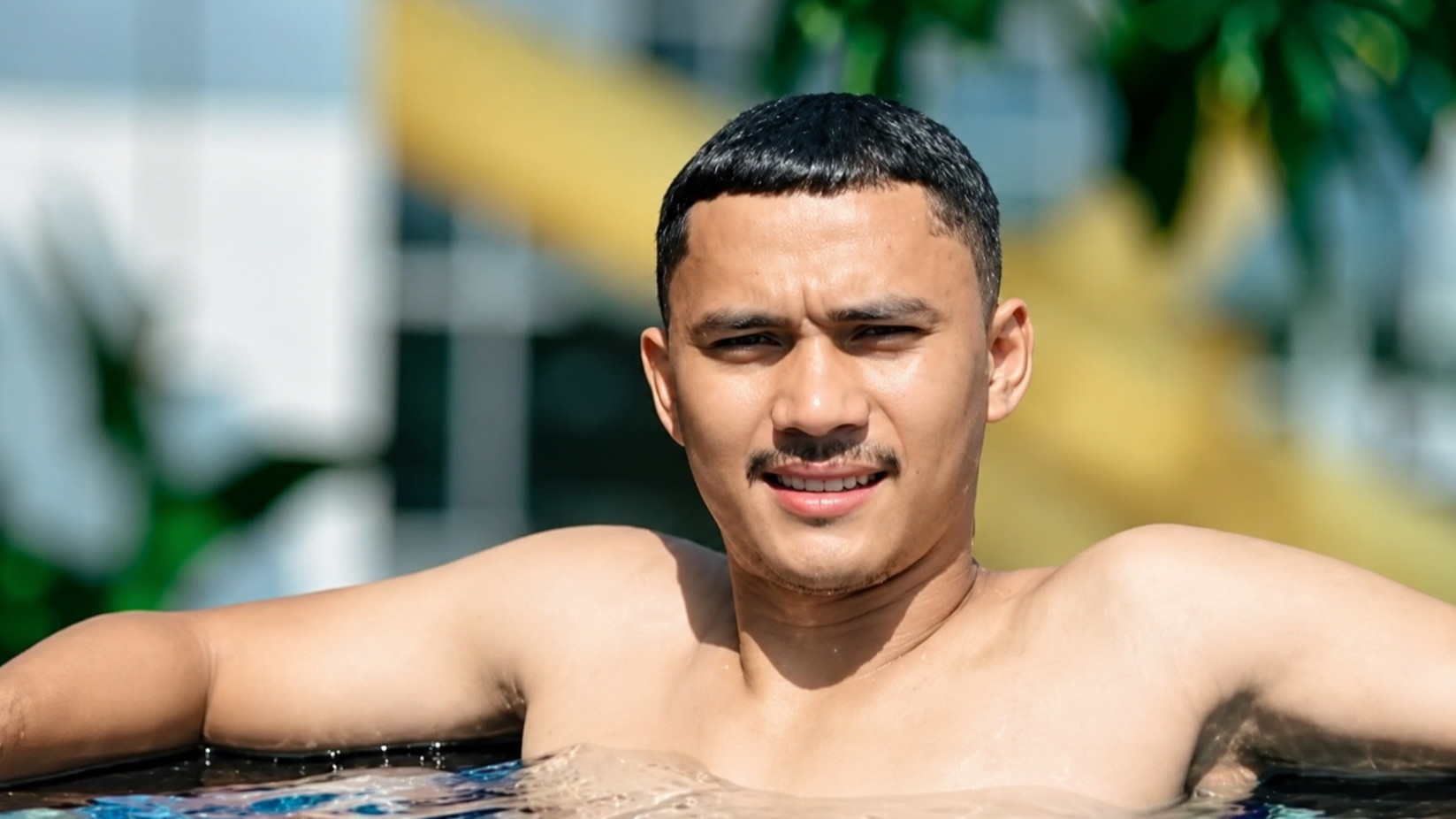 Wajah pria bernama Samuel atau SL (28), terduga pelaku penyekapan dan penganiayaan terhadap wanita inisial TS (25) di Cikarang Selatan, Bekasi