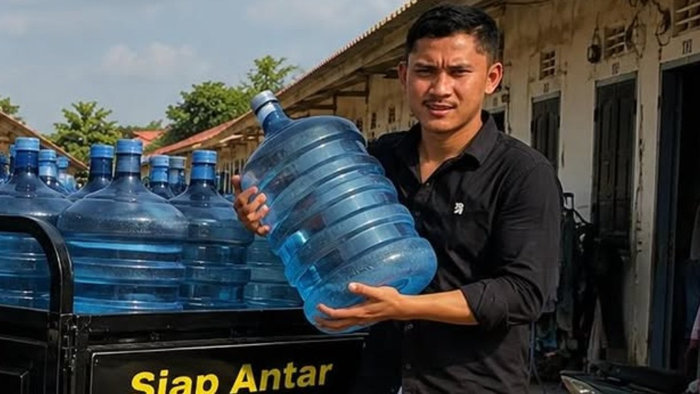 Foto parodi Samuel alias SL (28), terduga pelaku penyekapan dan penganiayaan terhadap wanita inisial TS (25) di Cikarang Selatan, Kabupaten Bekasi