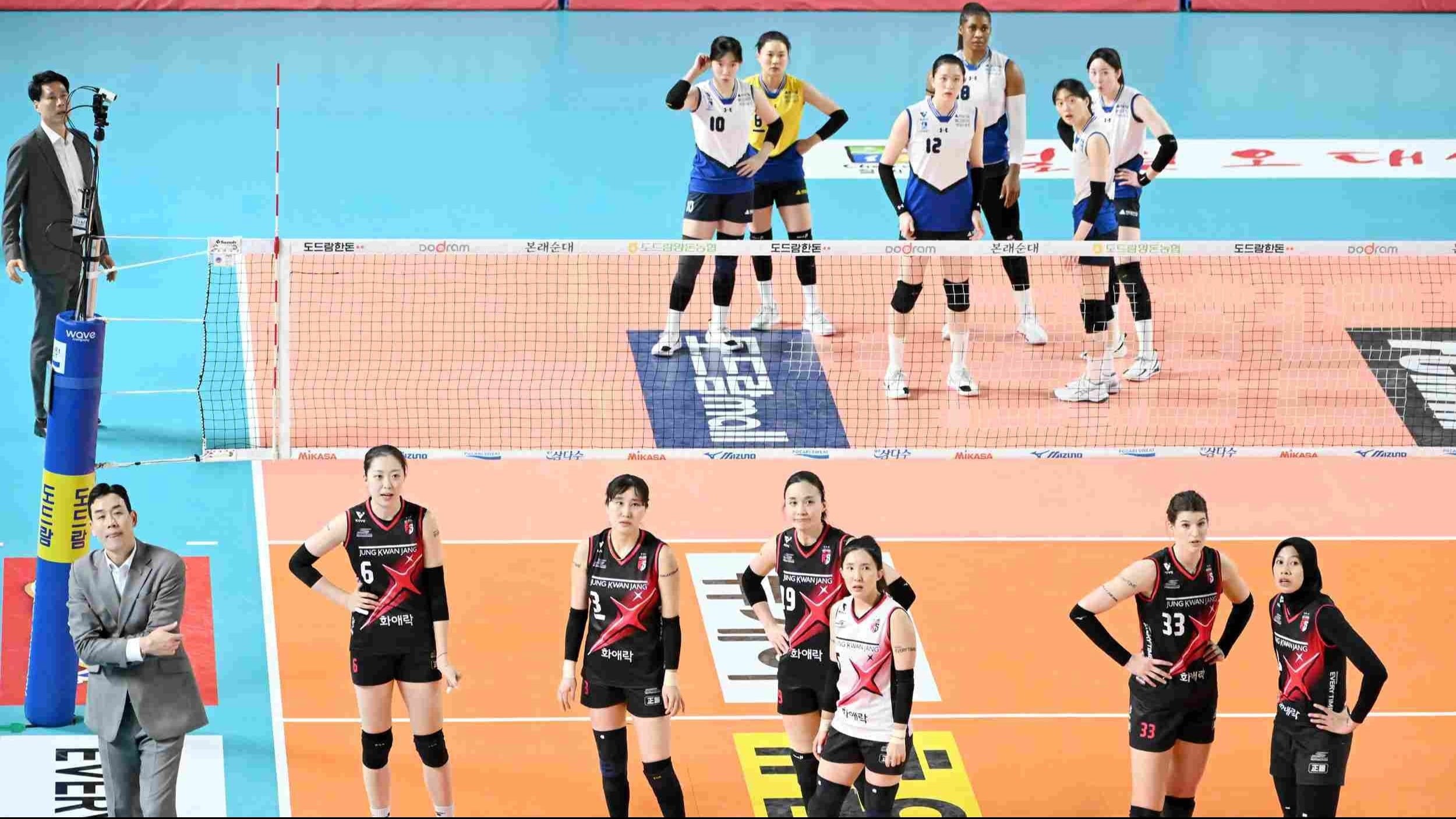 Hyundai Hillstate vs Red Sparks di Liga Voli Korea 2024/2025