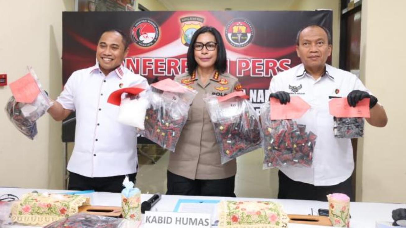4 Kilogram Sabu dan Ribuan Vape Etomidate Disita, Polda Kepri Bongkar Jaringan Narkoba Internasional