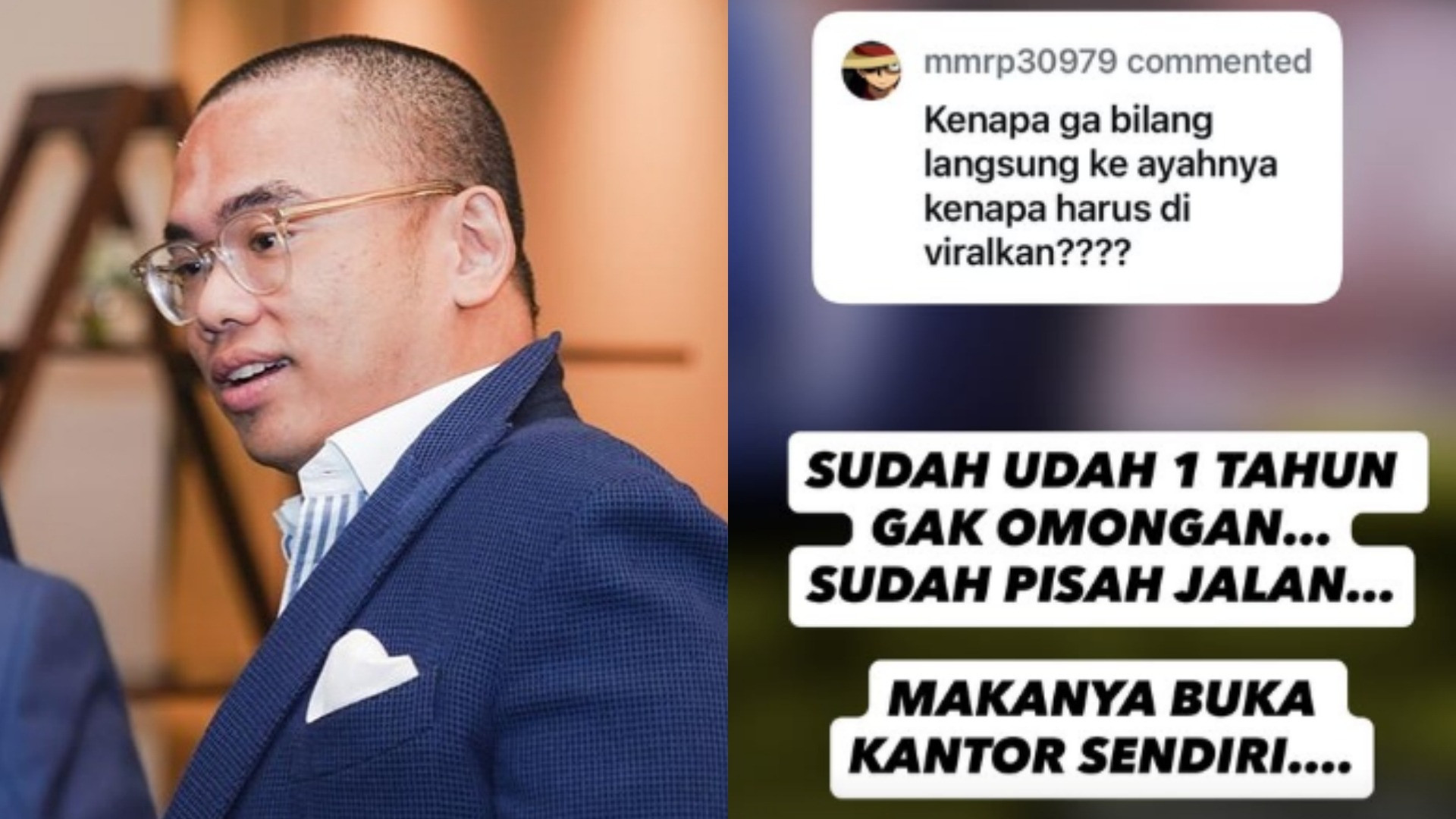 Frank Alexander blak-blakan sudah tak sejalan dengan ayahnya, Hotman Paris Hutapea