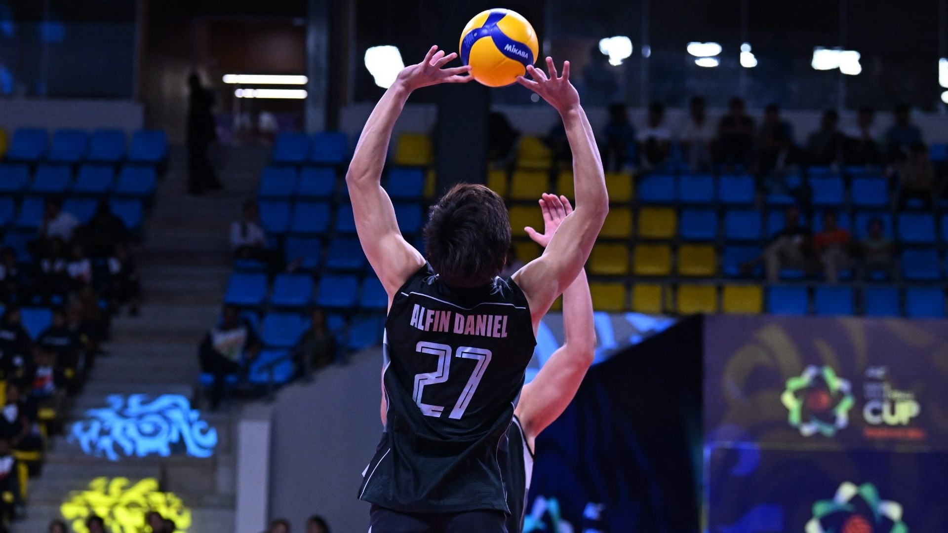 Pemain Timnas Voli Indonesia, Alfin Daniel, di AVC Men s Cup 2026