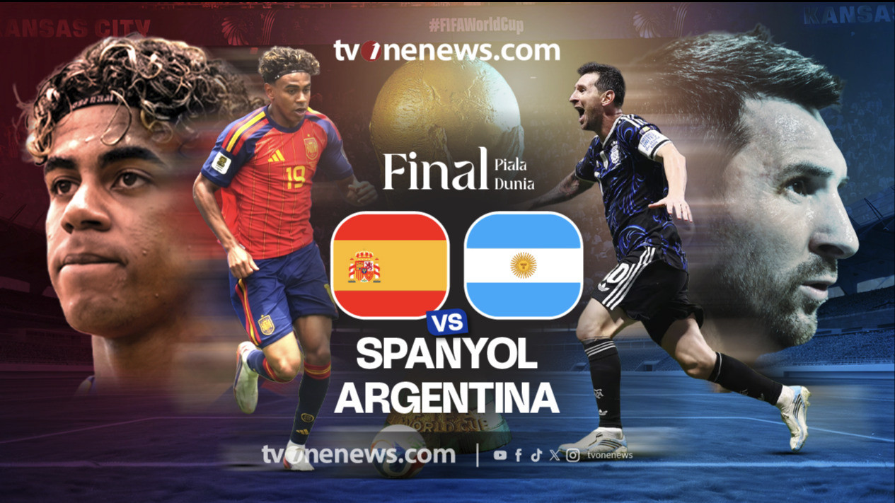 Final Piala Dunia 2026: Spanyol vs Argentina.