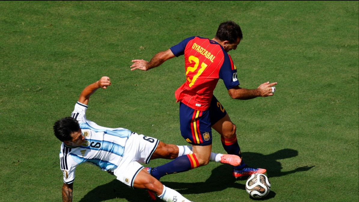 Laga Argentina Vs Spanyol