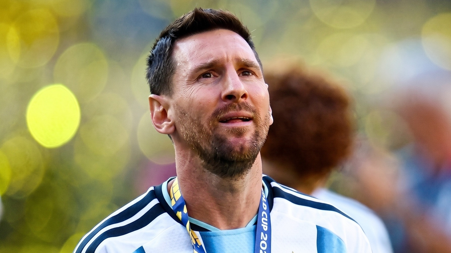 Lionel Messi usai Argentina kalah dari Spanyol di final Piala Dunia 2026, Seni (20/7/2026) dini hari WIB.