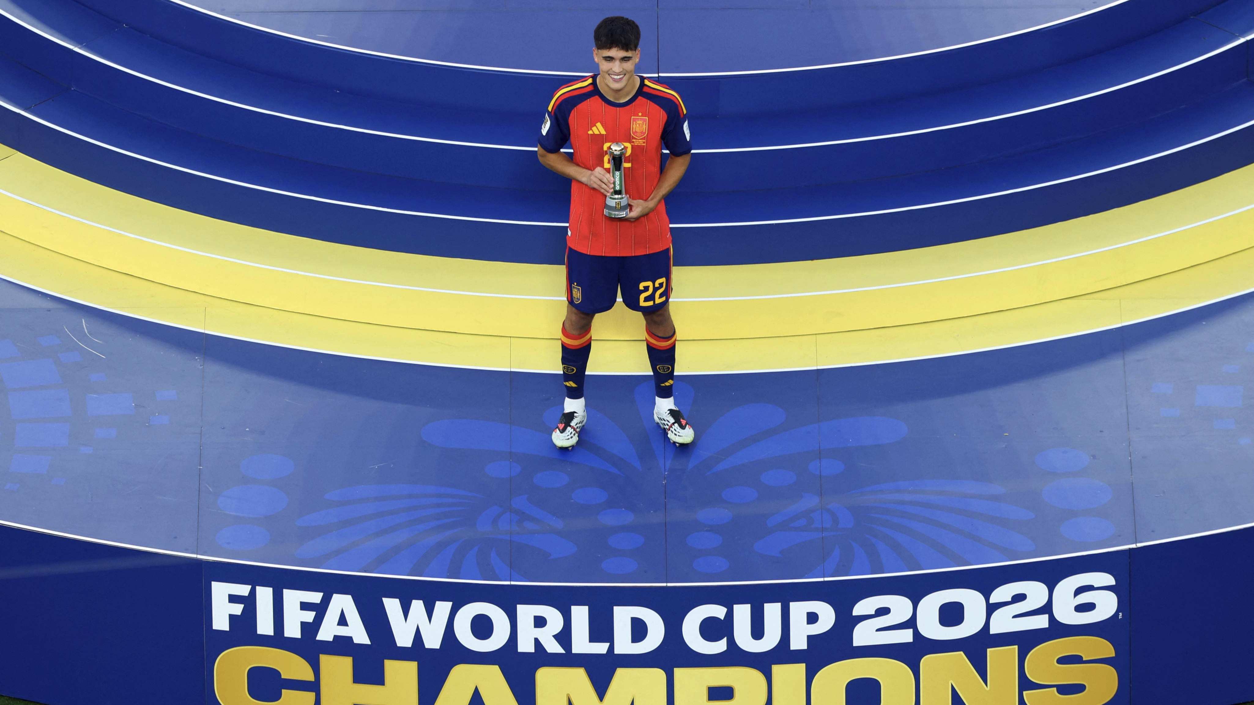 Pemain Timnas Spanyol, Pau Cubarsi di Piala Dunia 2026.