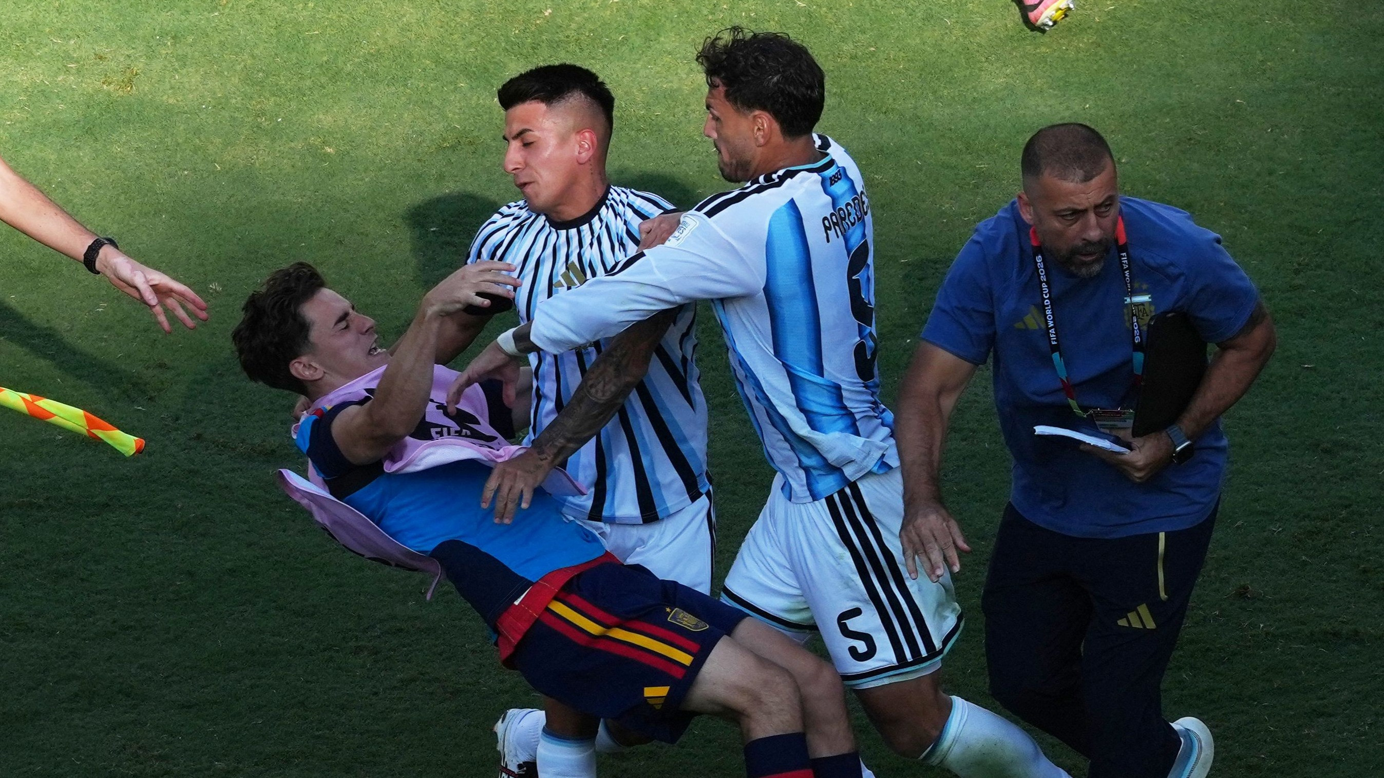 Kericuhan Usai Laga Final Piala Dunia 2026 antara Spanyol Vs Argentina